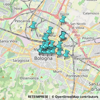Mappa Via Irnerio, 40126 Bologna BO, Italia (1.0035)