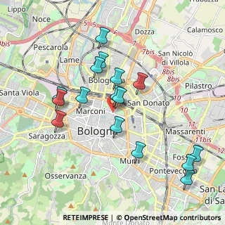Mappa Via Quirino Majorana, 40126 Bologna BO, Italia (1.92813)