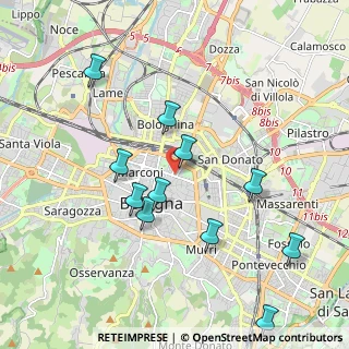 Mappa Via Irnerio, 40126 Bologna BO, Italia (2.03727)