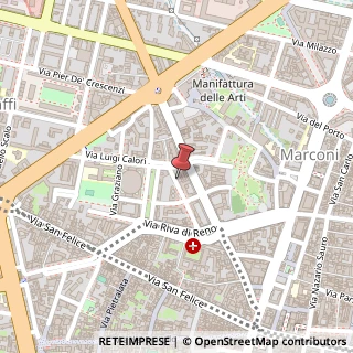 Mappa Via Brugnoli, 13, 40122 Bologna, Bologna (Emilia Romagna)