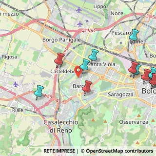 Mappa Via Argentina Altobelli, 40133 Bologna BO, Italia (2.77462)