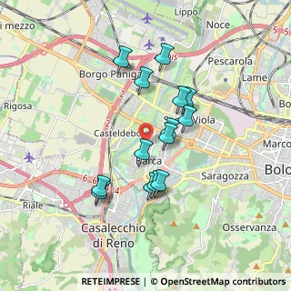Mappa Via Argentina Altobelli, 40133 Bologna BO, Italia (1.52)