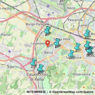Mappa Via Argentina Altobelli, 40133 Bologna BO, Italia (2.564)