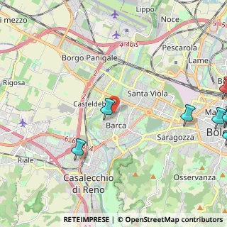 Mappa Via Argentina Altobelli, 40133 Bologna BO, Italia (4.1125)