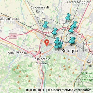 Mappa Via Argentina Altobelli, 40133 Bologna BO, Italia (3.51727)