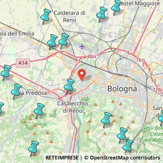 Mappa Via Argentina Altobelli, 40133 Bologna BO, Italia (7.26063)