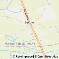 Map Marciano della Chiana