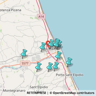 Mappa Via Pablo Neruda, 62012 Civitanova Marche MC, Italia (3.02455)