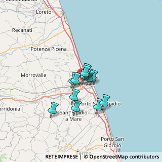 Mappa Via Pablo Neruda, 62012 Civitanova Marche MC, Italia (3.97923)