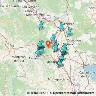 Mappa Strada Provinciale del Calcione, 52048 Monte San Savino AR, Italia (10.85444)