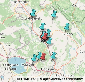 Mappa Via Bruto Boldrini, 06019 Umbertide PG, Italia (8.1225)