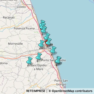 Mappa Via Mentana, 62012 Civitanova Marche MC, Italia (5.44273)