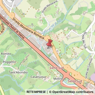 Mappa Strada Massetana Romana, 56, 53100 Siena, Siena (Toscana)