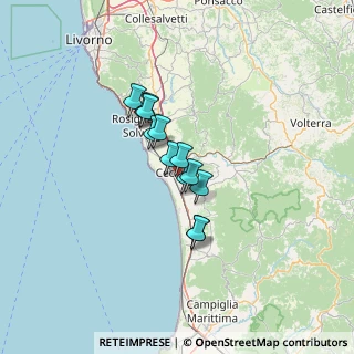 Mappa Via Folgaria, 57023 Cecina LI, Italia (8.77923)