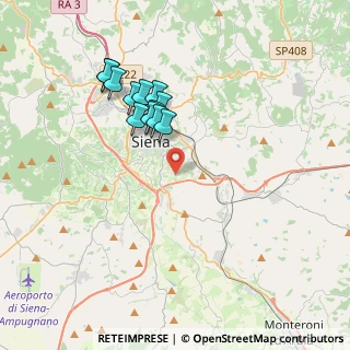 Mappa Via delle Luglie, 53100 Siena SI, Italia (3.435)