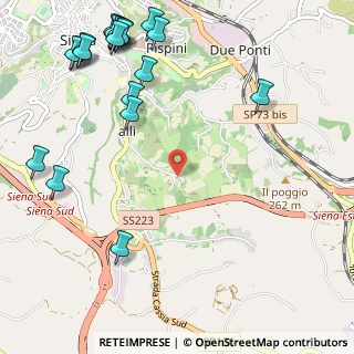 Mappa Via delle Luglie, 53100 Siena SI, Italia (1.6125)