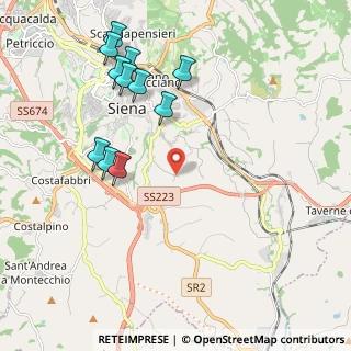 Mappa Via delle Luglie, 53100 Siena SI, Italia (2.33455)