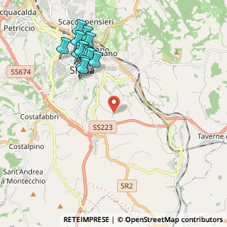 Mappa Via delle Luglie, 53100 Siena SI, Italia (2.4)