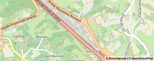 Mappa Siena