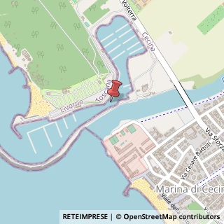 Mappa Piazzale del porticciolo, 57023 Cecina, Livorno (Toscana)