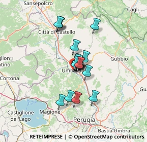 Mappa Via Cesare Battisti, 06019 Umbertide PG, Italia (8.3475)