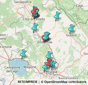 Mappa Via Cesare Battisti, 06019 Umbertide PG, Italia (16.1275)