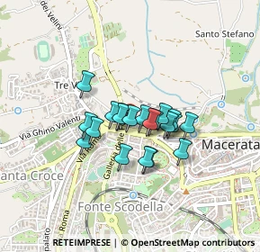 Mappa Corso Camillo Benso Conte di Cavour, 62100 Macerata MC, Italia (0.282)