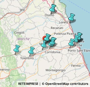 Mappa Corso Camillo Benso Conte di Cavour, 62100 Macerata MC, Italia (14.64211)