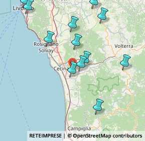 Mappa SP 14b dei Tre Comuni, 56040 Casale marittimo PI (18.0375)