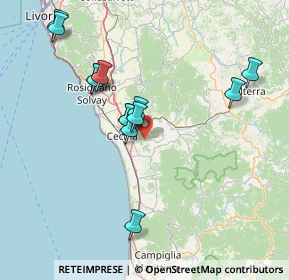 Mappa SP 14b dei Tre Comuni, 56040 Casale marittimo PI (14.96846)