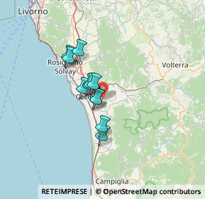 Mappa SP 14b dei Tre Comuni, 56040 Casale marittimo PI (9.25818)