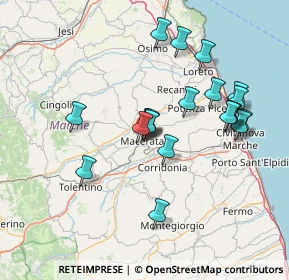 Mappa Borgo S. Giuliano, 62100 Macerata MC, Italia (14.2225)