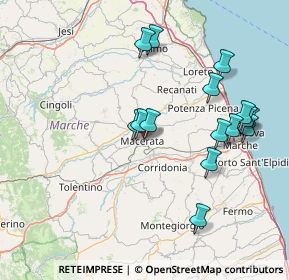 Mappa Borgo S. Giuliano, 62100 Macerata MC, Italia (15.95667)