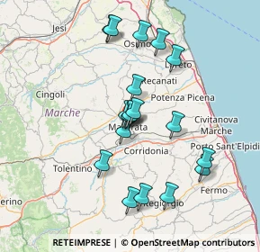 Mappa Borgo S. Giuliano, 62100 Macerata MC, Italia (13.72889)