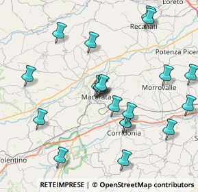 Mappa Borgo S. Giuliano, 62100 Macerata MC, Italia (8.699)