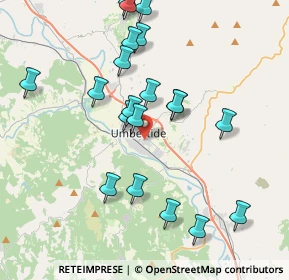 Mappa Via Salvador Allende, 06019 Umbertide PG, Italia (4.159)