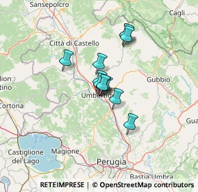 Mappa Piazza Sanzio, 06012 Città di Castello PG, Italia (8.36667)