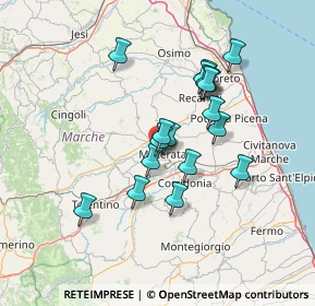 Mappa P.za della Vittoria, 62100 Macerata MC, Italia (11.99611)