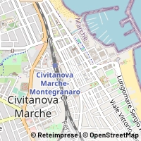 Mapa Civitanova Marche