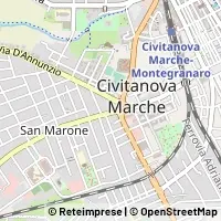 Mapa Civitanova Marche