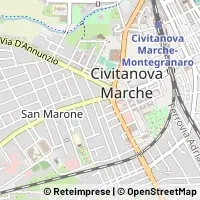 Kaart Civitanova Marche