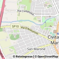Mapa Civitanova Marche