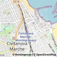 Térkép Civitanova Marche