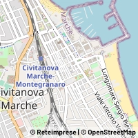 Mapa Civitanova Marche