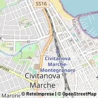 Mapa Civitanova Marche