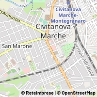 Mapa Civitanova Marche