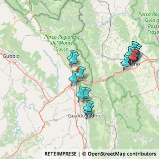 Mappa Località Coll' Alto, 06022 Fossato di Vico PG, Italia (9.019)