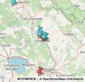 Mappa Via delle Fosse Ardeatine, 06019 Umbertide PG, Italia (35.39625)