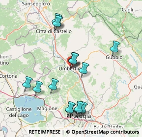 Mappa Via delle Fosse Ardeatine, 06019 Umbertide PG, Italia (16.26706)