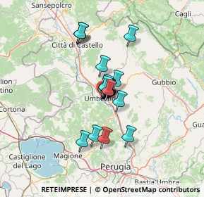 Mappa Via delle Fosse Ardeatine, 06019 Umbertide PG, Italia (8.2105)